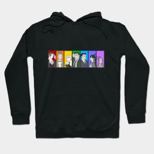 Ace Attorney Rainbow Collage Hoodie